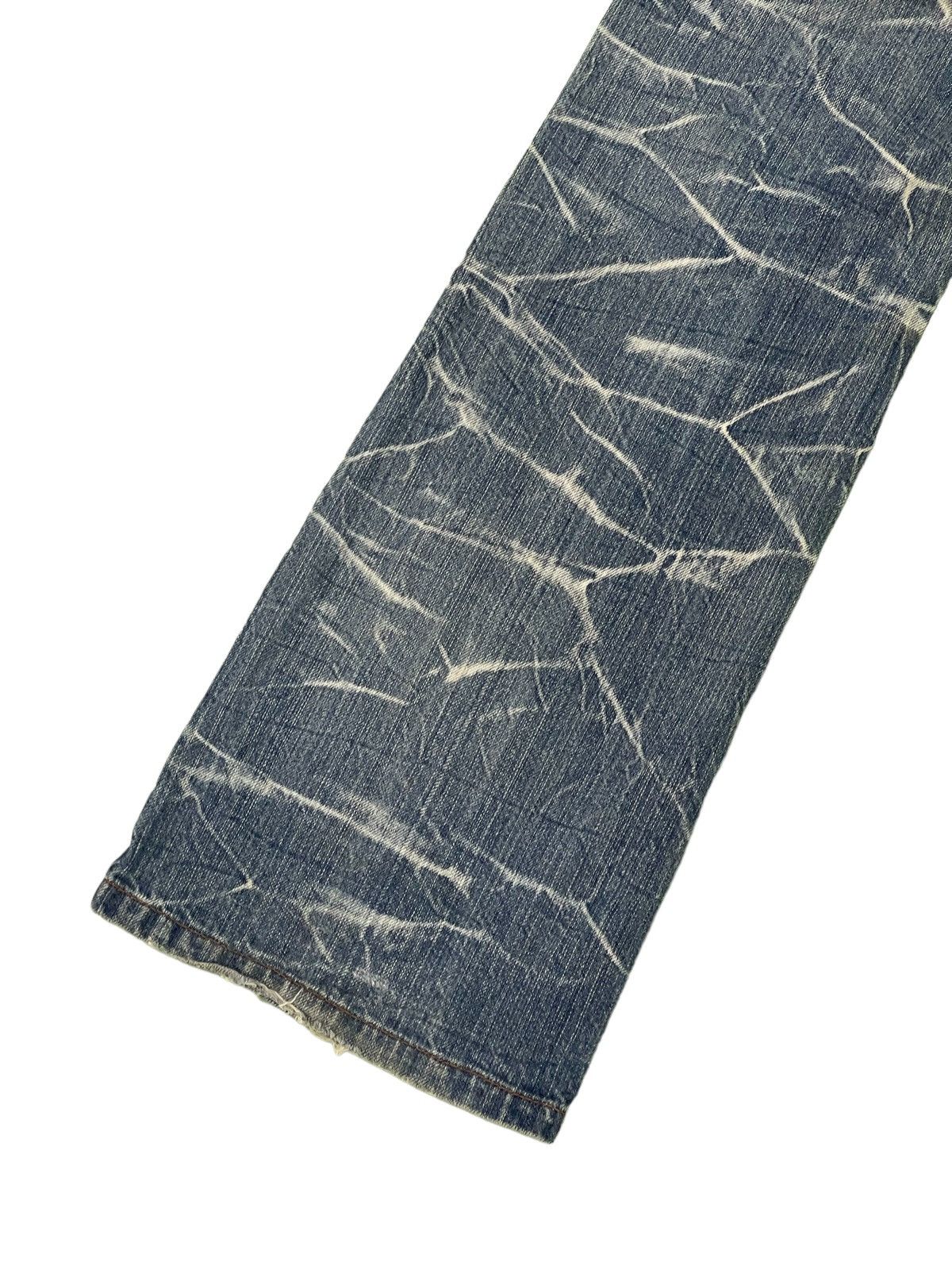 Japanese Brand Flare Jeans Nylaus Low Rise Clawmark Denim Boot Cut 2🟦6 Size US 31 - 17 Thumbnail