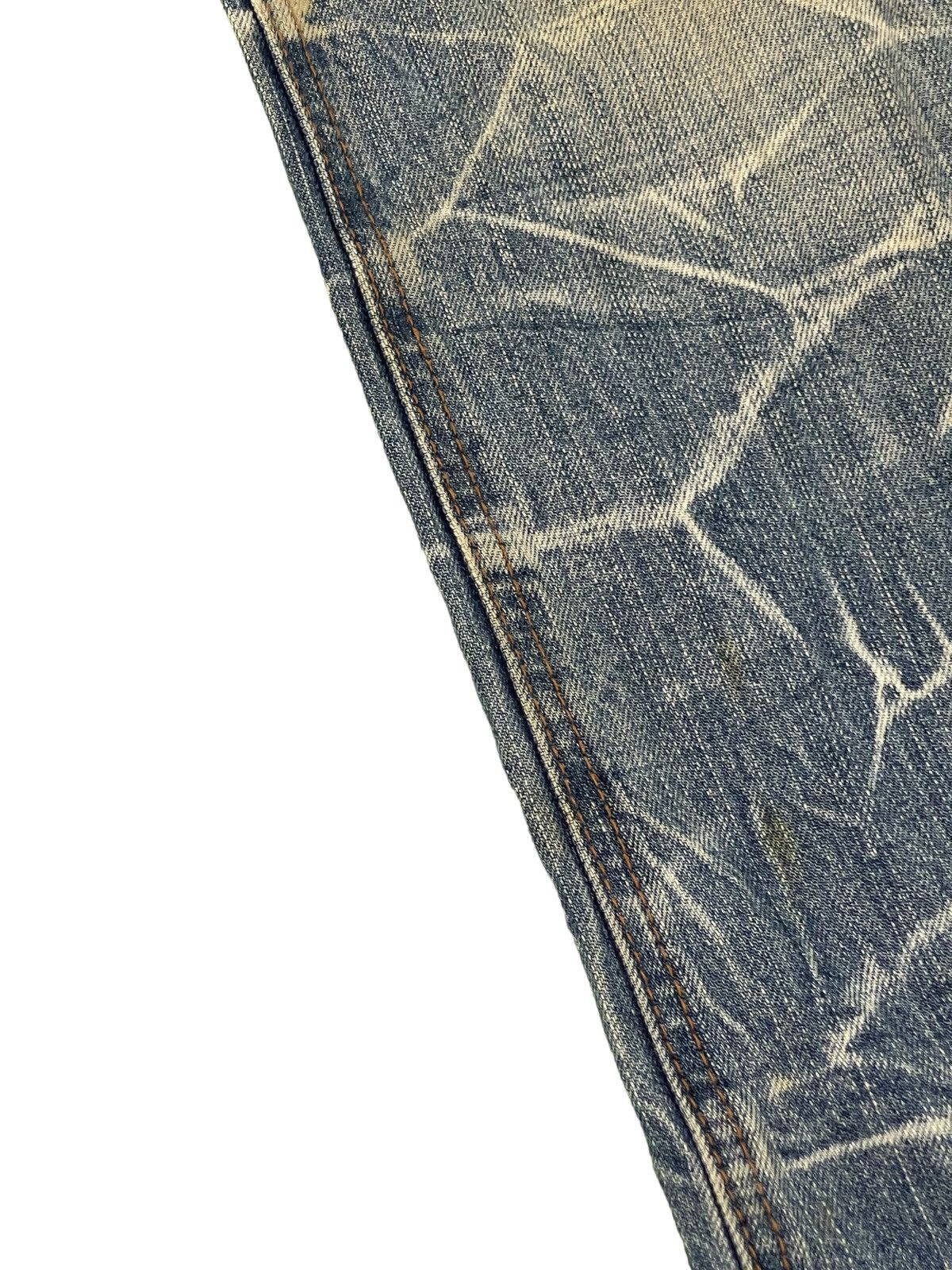 Japanese Brand Flare Jeans Nylaus Low Rise Clawmark Denim Boot Cut 2🟦6 Size US 31 - 7 Thumbnail