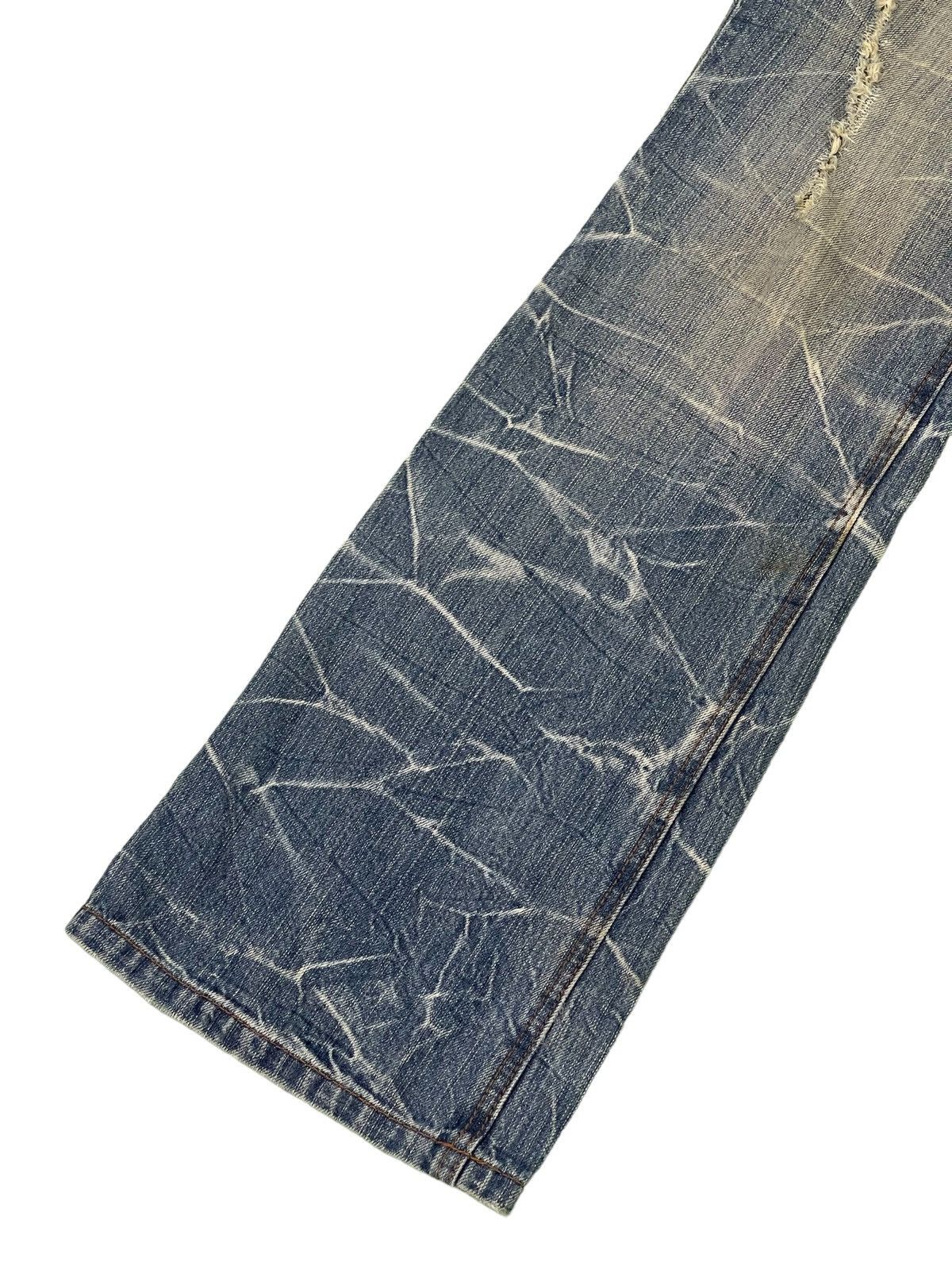 Japanese Brand Flare Jeans Nylaus Low Rise Clawmark Denim Boot Cut 2🟦6 Size US 31 - 5 Thumbnail