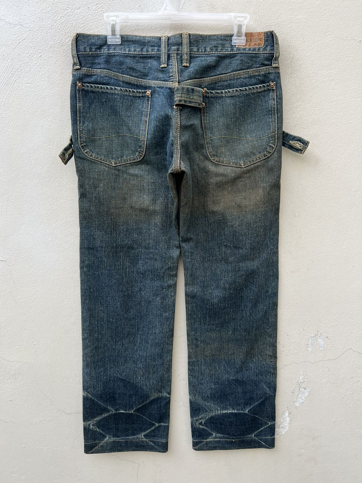 Vintage Vintage MEDICAL BRANCH Japan Heavy Denim Dirty Work Jeans Size US 30 / EU 46 - 14 Thumbnail