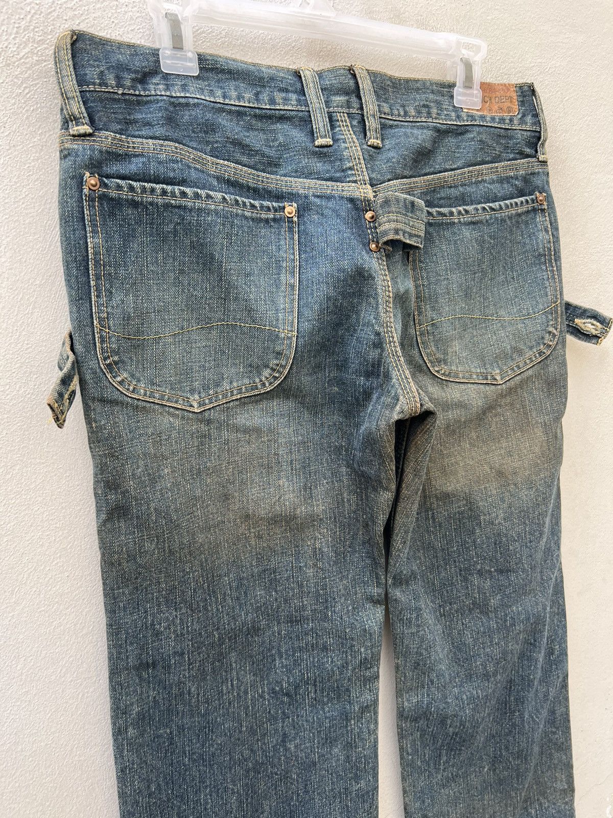 Vintage Vintage MEDICAL BRANCH Japan Heavy Denim Dirty Work Jeans Size US 30 / EU 46 - 15 Thumbnail