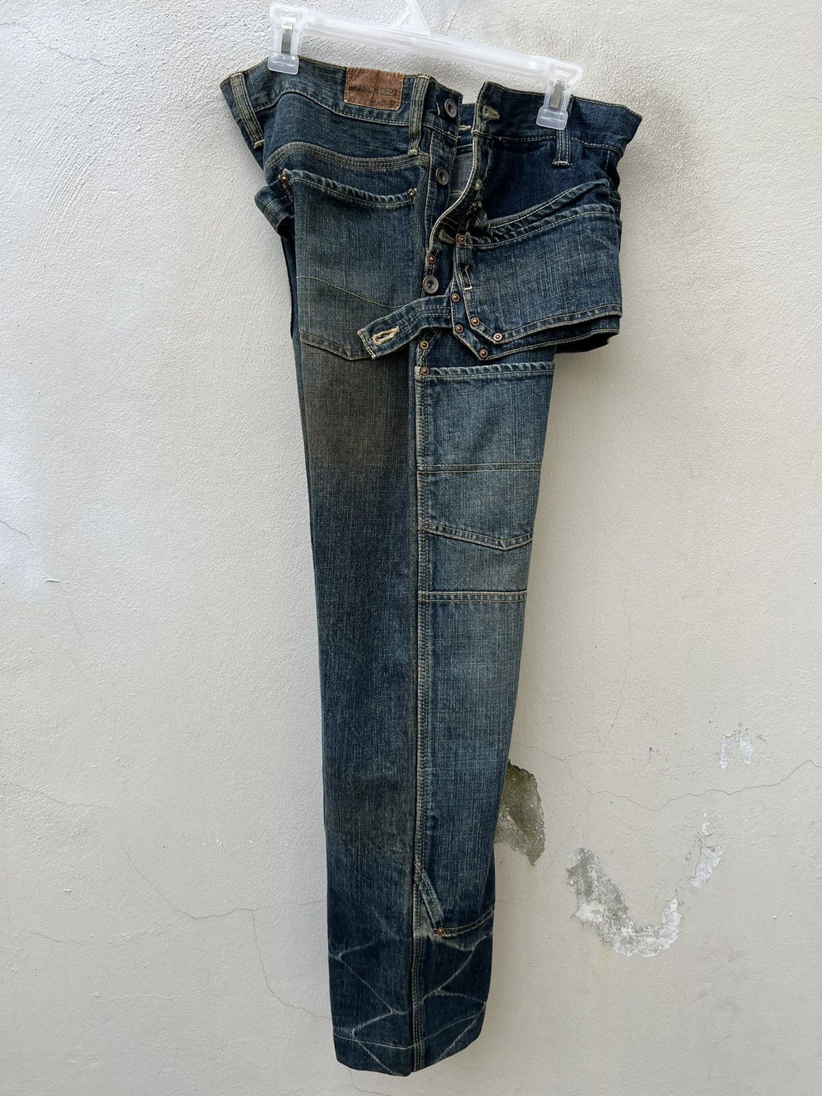 Vintage Vintage MEDICAL BRANCH Japan Heavy Denim Dirty Work Jeans Size US 30 / EU 46 - 23 Thumbnail