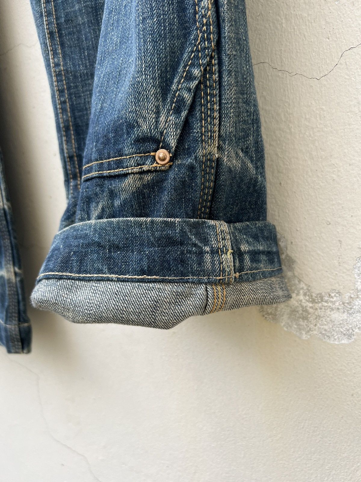 Vintage Vintage MEDICAL BRANCH Japan Heavy Denim Dirty Work Jeans Size US 30 / EU 46 - 13 Thumbnail
