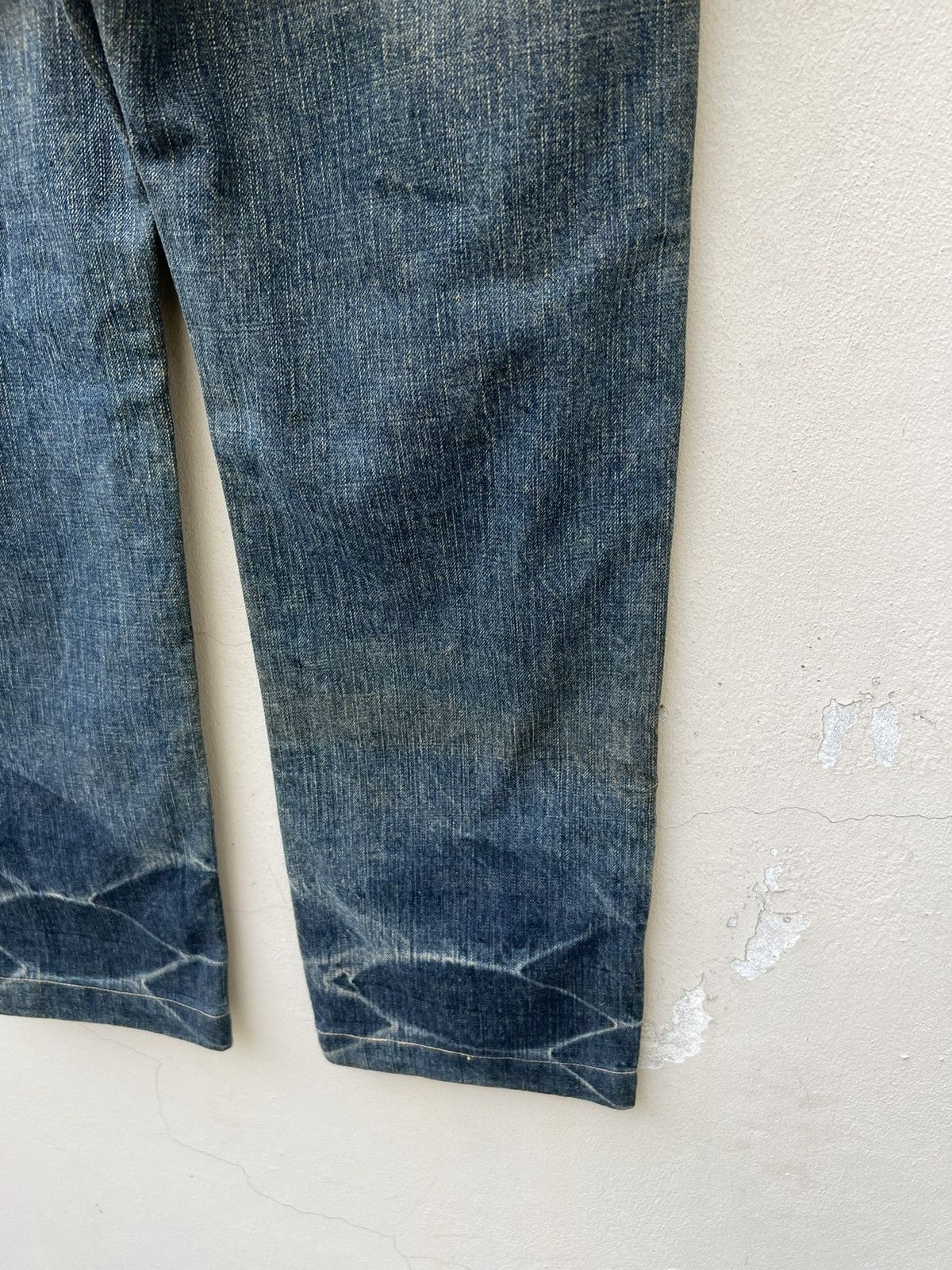 Vintage Vintage MEDICAL BRANCH Japan Heavy Denim Dirty Work Jeans Size US 30 / EU 46 - 18 Thumbnail