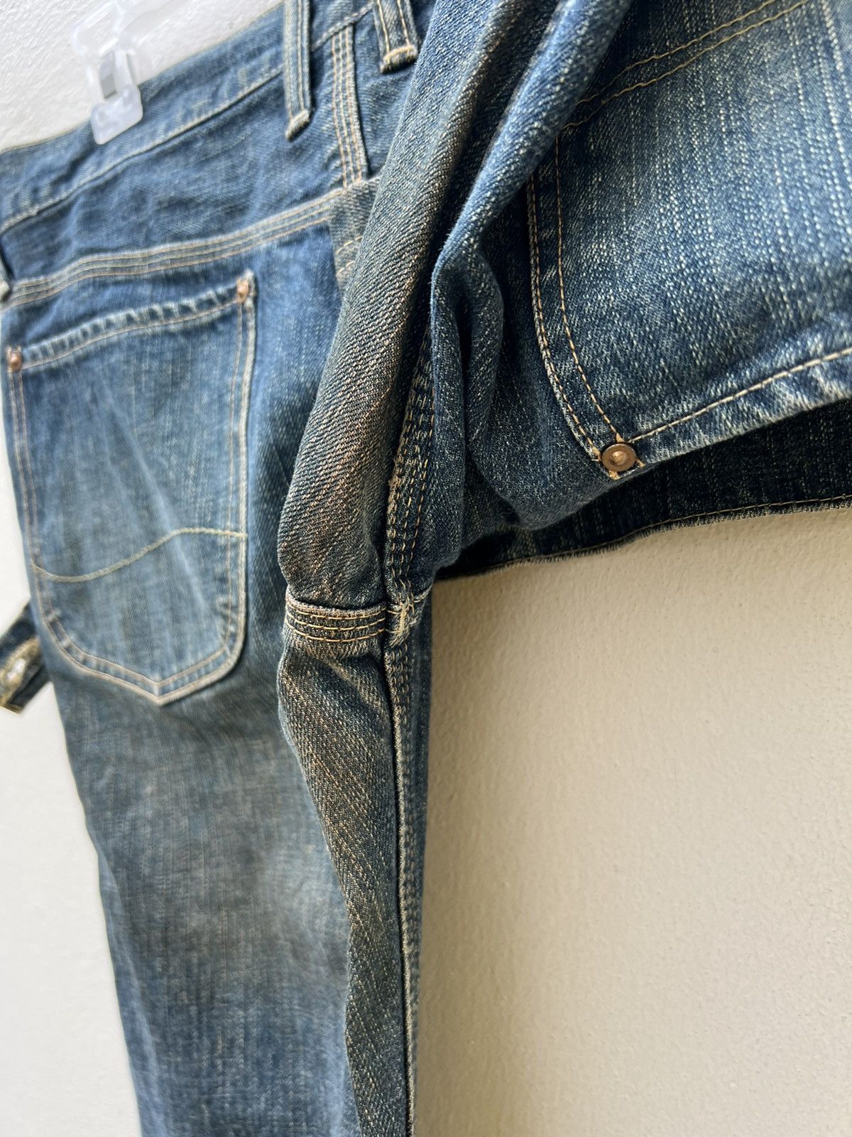 Vintage Vintage MEDICAL BRANCH Japan Heavy Denim Dirty Work Jeans Size US 30 / EU 46 - 19 Thumbnail