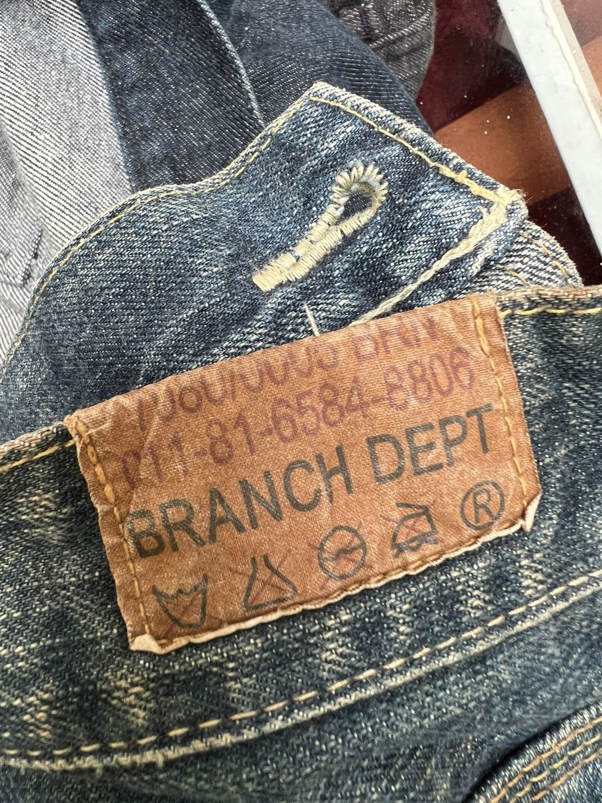 Vintage Vintage MEDICAL BRANCH Japan Heavy Denim Dirty Work Jeans Size US 30 / EU 46 - 25 Thumbnail