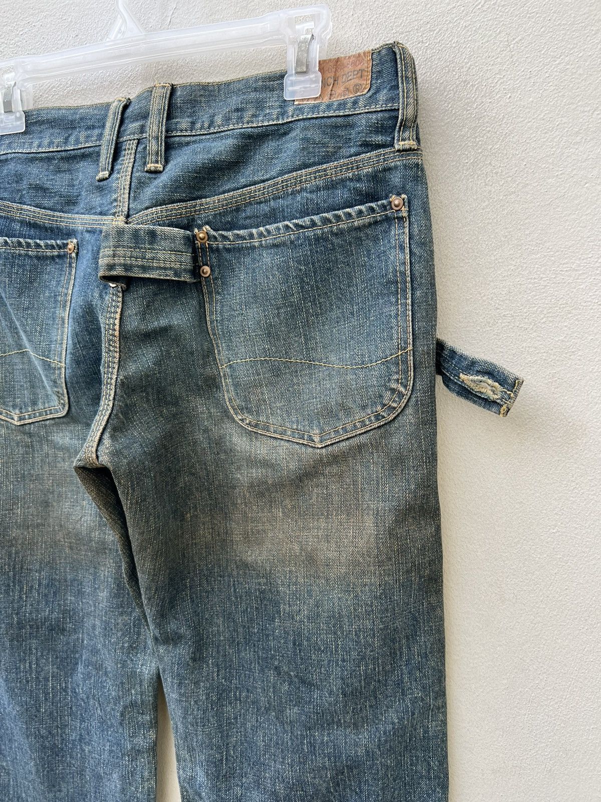 Vintage Vintage MEDICAL BRANCH Japan Heavy Denim Dirty Work Jeans Size US 30 / EU 46 - 17 Thumbnail
