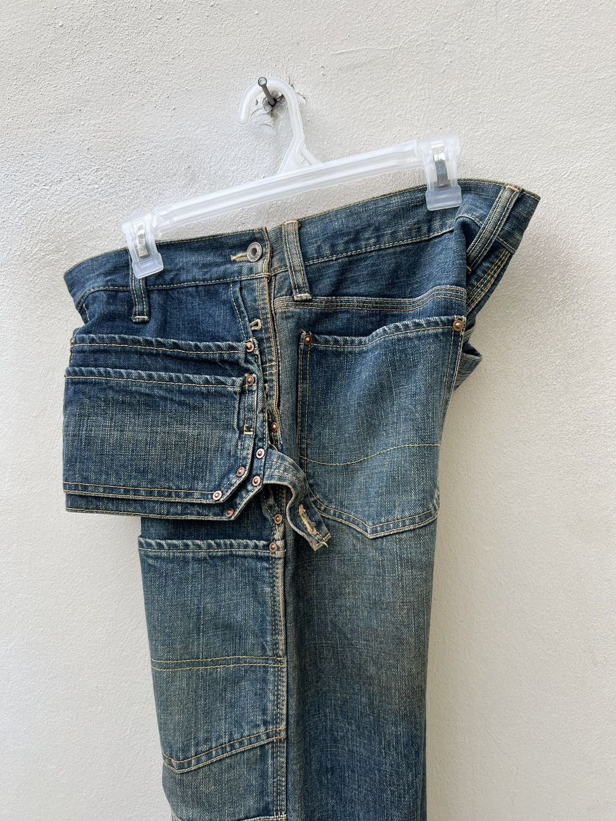 Vintage Vintage MEDICAL BRANCH Japan Heavy Denim Dirty Work Jeans Size US 30 / EU 46 - 21 Thumbnail