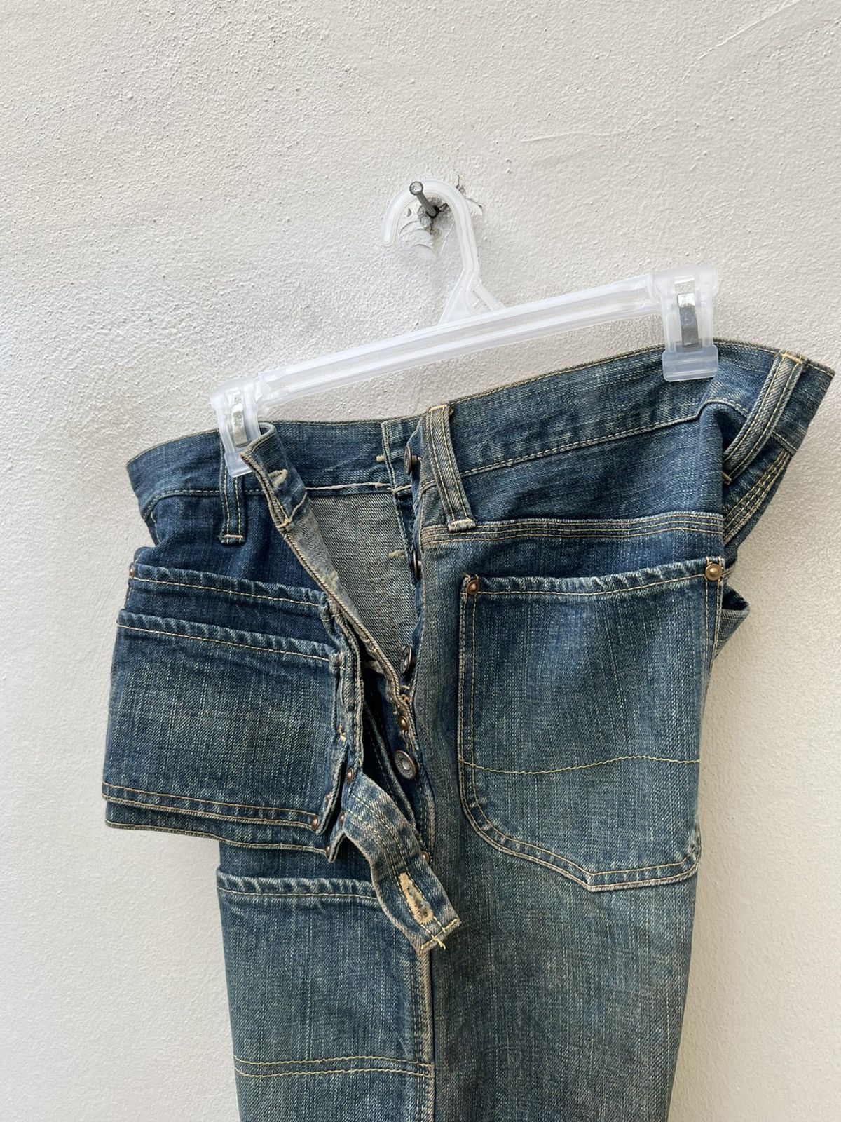 Vintage Vintage MEDICAL BRANCH Japan Heavy Denim Dirty Work Jeans Size US 30 / EU 46 - 22 Thumbnail