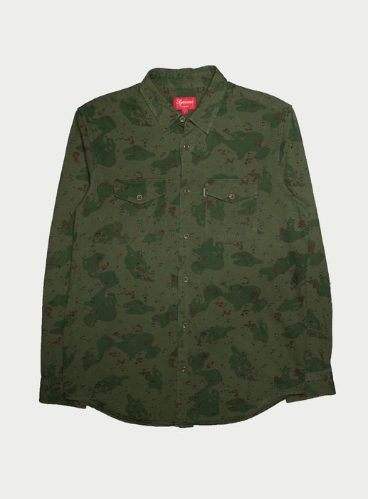 Supreme Supreme FW12 Chocolate Chip Camo Field Shirt | Grailed