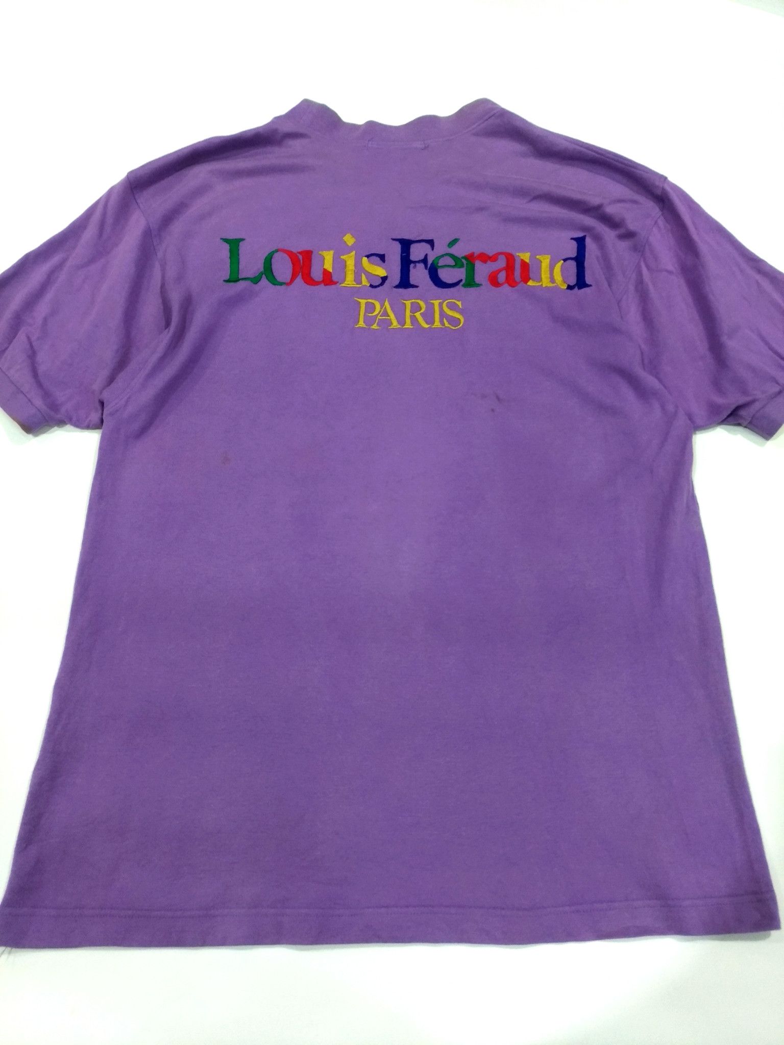 Designer × Louis Feraud RARE! VTG 90s LOUIS FERAUD PARIS EMBROIDERED SPELL OUT Size US M / EU 48-50 / 2 - 6 Thumbnail