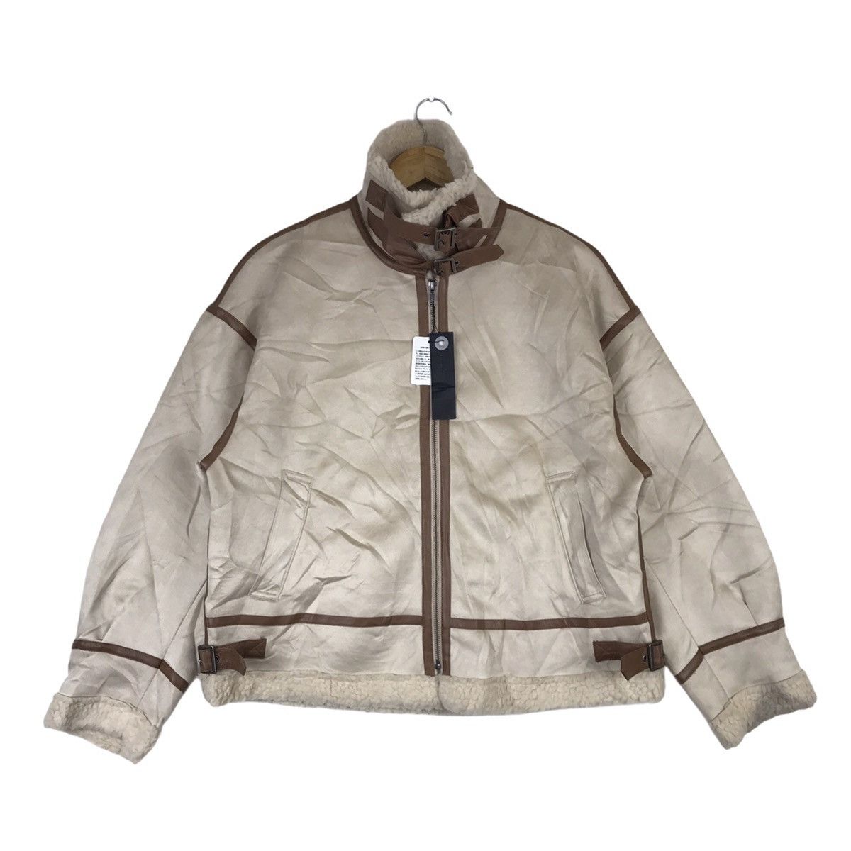 Japanese Brand Jeanasis Shearling Jacket Size US M / EU 48-50 / 2 - 1 Thumbnail