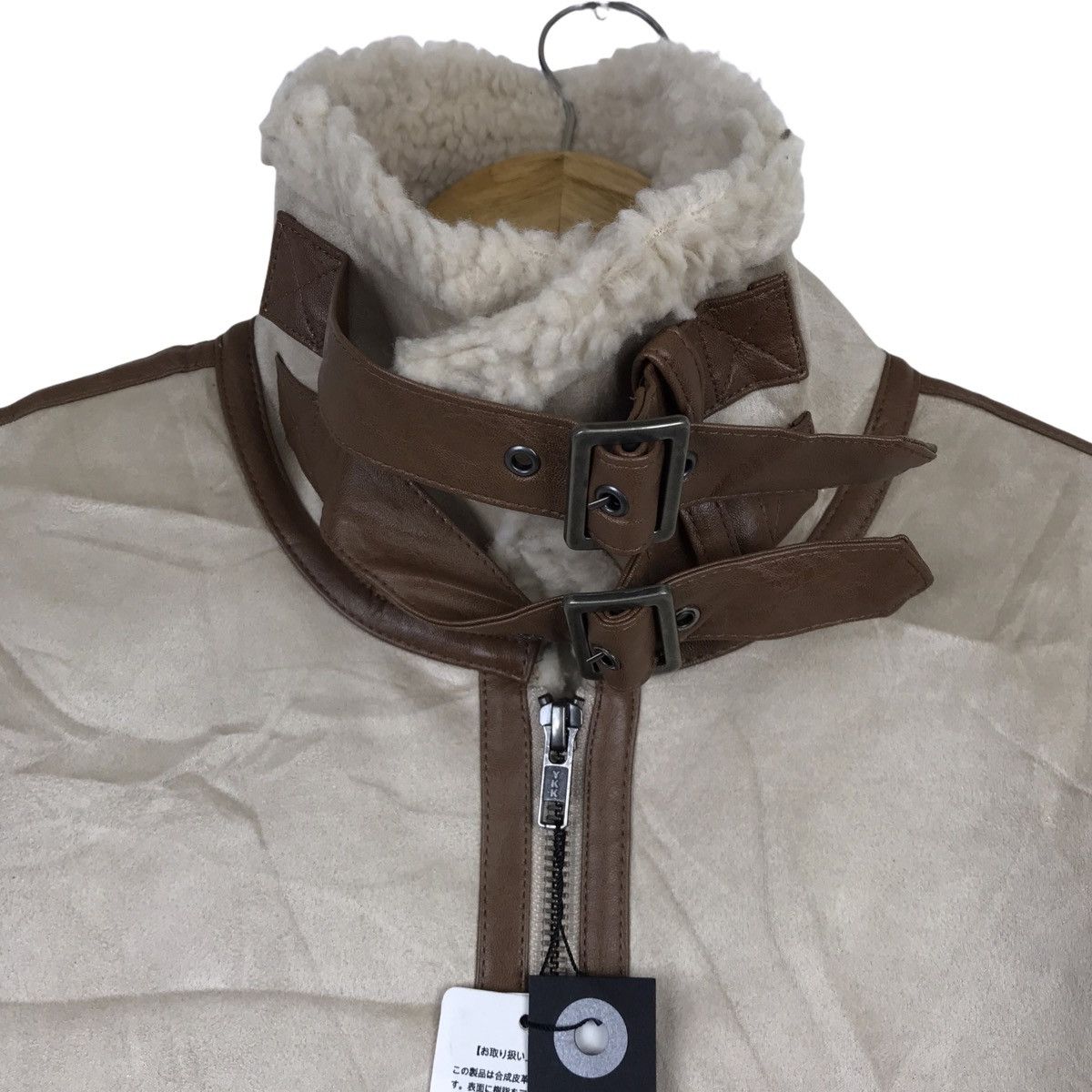 Japanese Brand Jeanasis Shearling Jacket Size US M / EU 48-50 / 2 - 7 Thumbnail