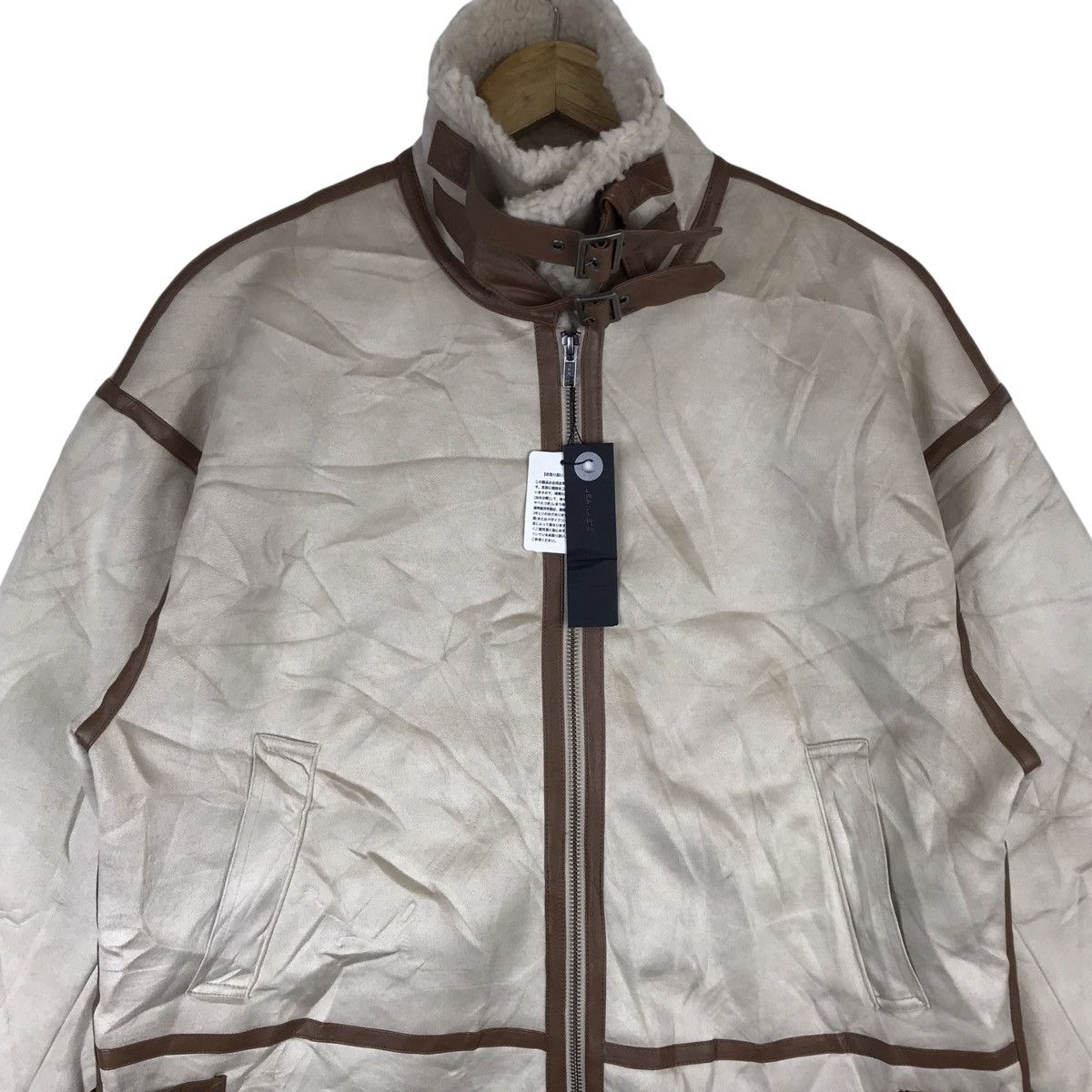 Japanese Brand Jeanasis Shearling Jacket Size US M / EU 48-50 / 2 - 4 Thumbnail