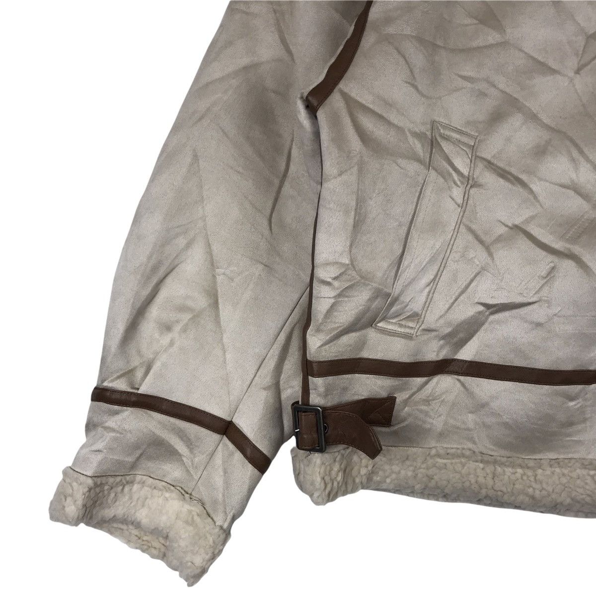 Japanese Brand Jeanasis Shearling Jacket Size US M / EU 48-50 / 2 - 2 Thumbnail