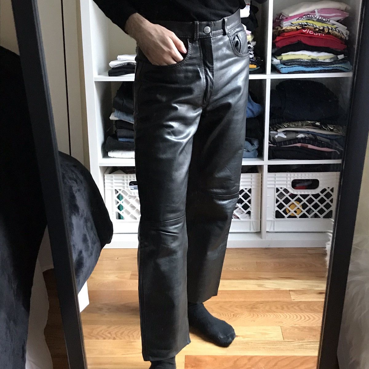 Leather Vintage Pazzo World Leather Size US 29 - 2 Thumbnail