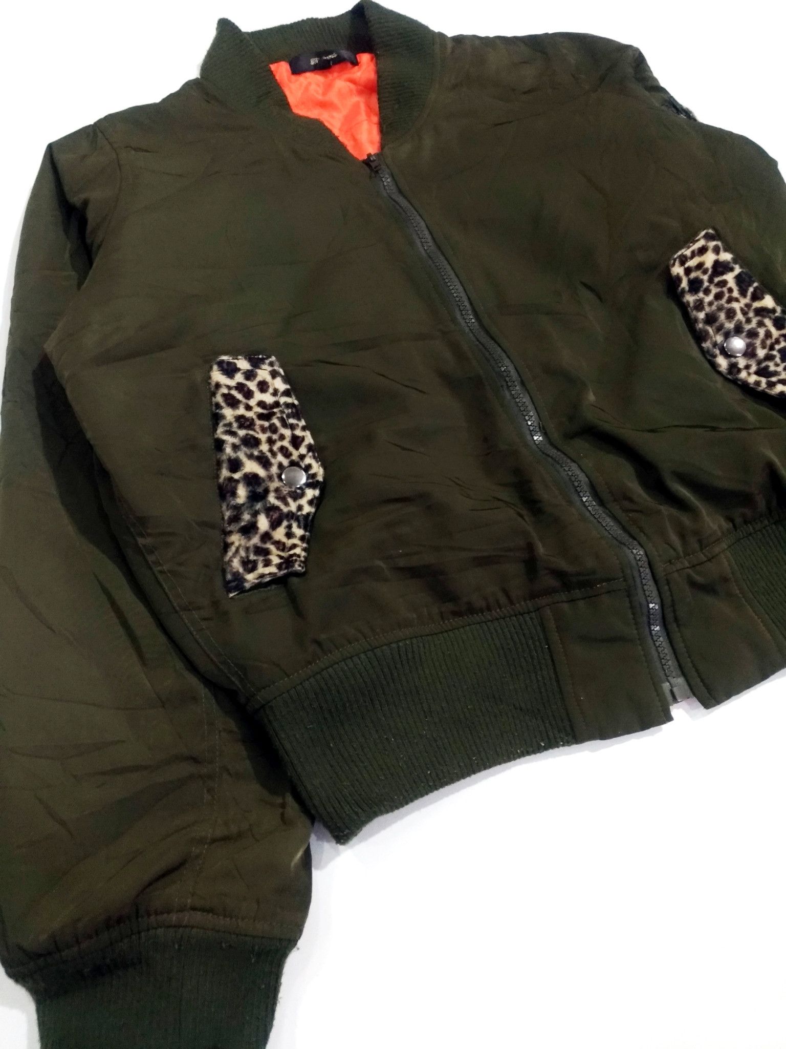 If Six Was Nine × Japanese Brand RARE! DISPARK JAPANESE STREETWEAR LEOPARD DETAILING BOMBER Size US M / EU 48-50 / 2 - 5 Thumbnail