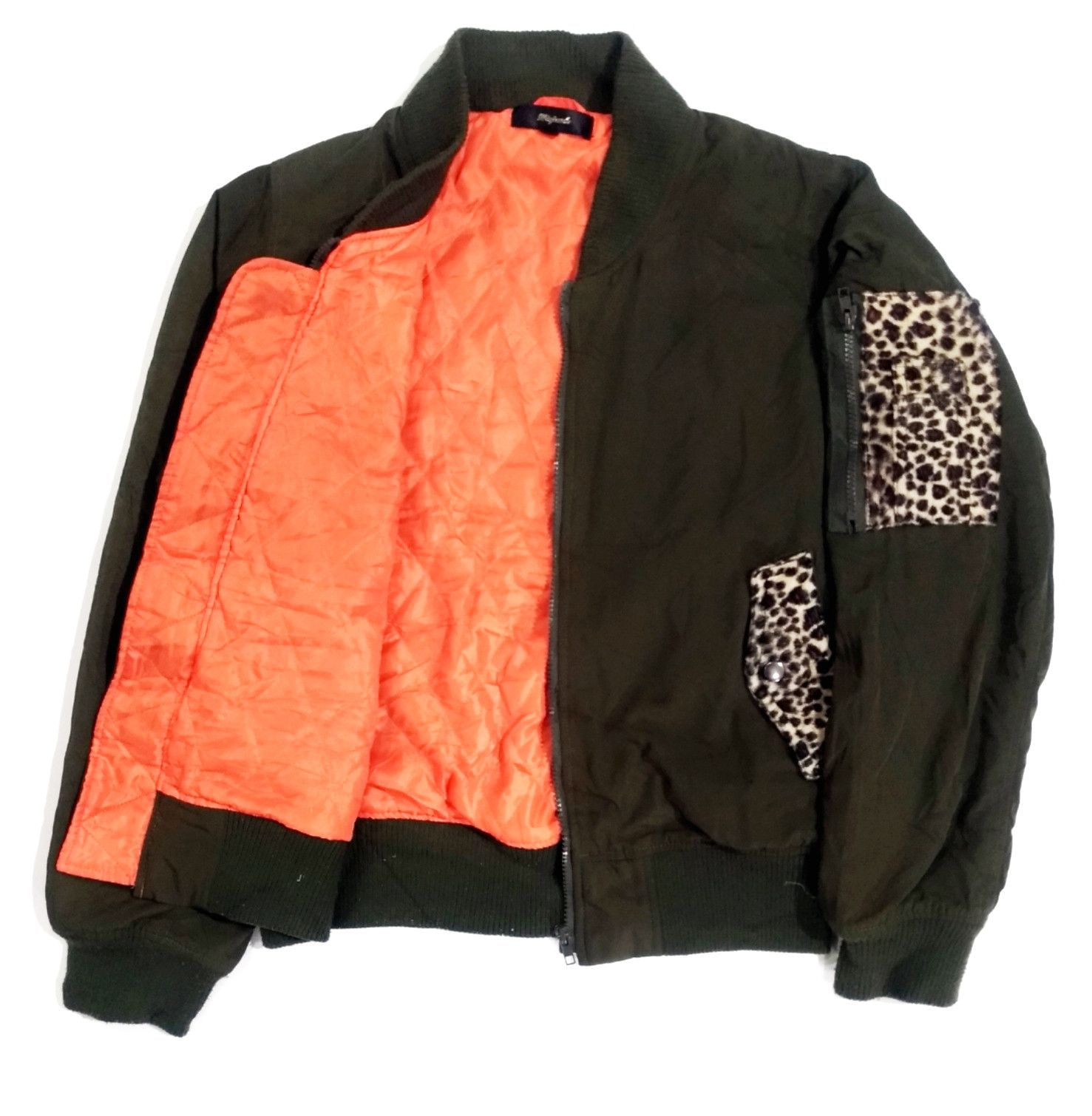 If Six Was Nine × Japanese Brand RARE! DISPARK JAPANESE STREETWEAR LEOPARD DETAILING BOMBER Size US M / EU 48-50 / 2 - 2 Thumbnail