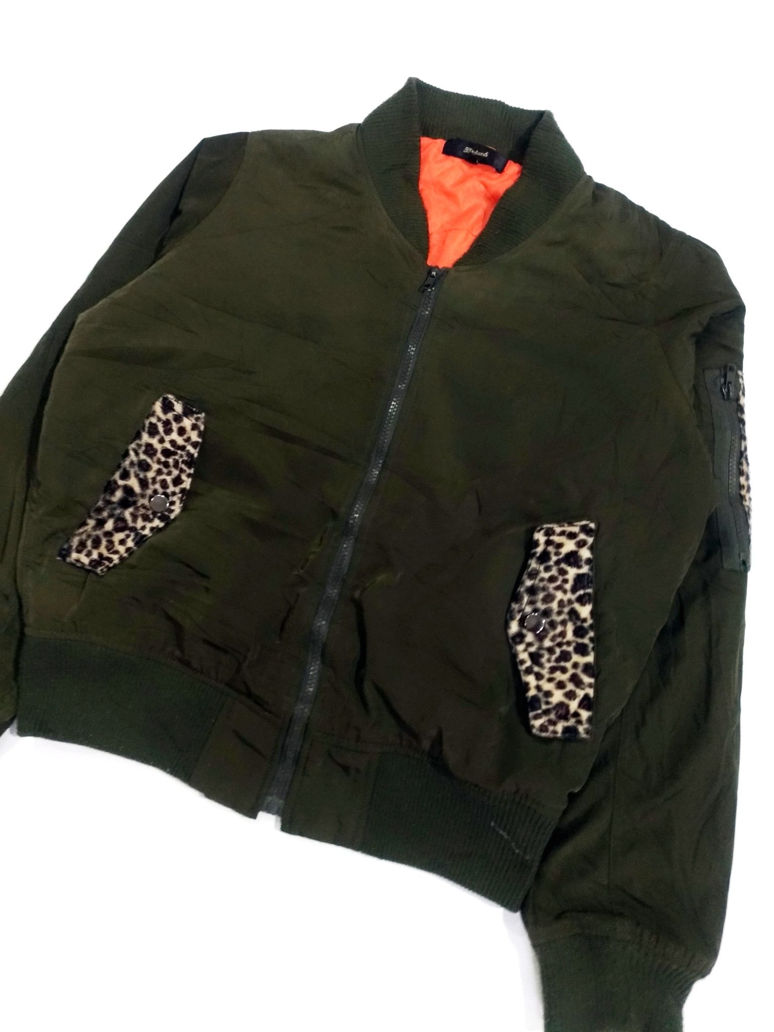 If Six Was Nine × Japanese Brand RARE! DISPARK JAPANESE STREETWEAR LEOPARD DETAILING BOMBER Size US M / EU 48-50 / 2 - 4 Thumbnail