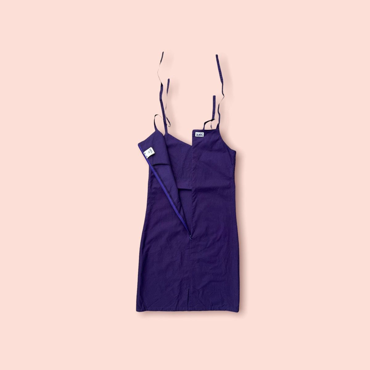 Japanese Brand × Xlarge VINTAGE X-GIRL SPAGHETTI APRON DRESS JAPAN Size M / US 6-8 / IT 42-44 - 18 Thumbnail