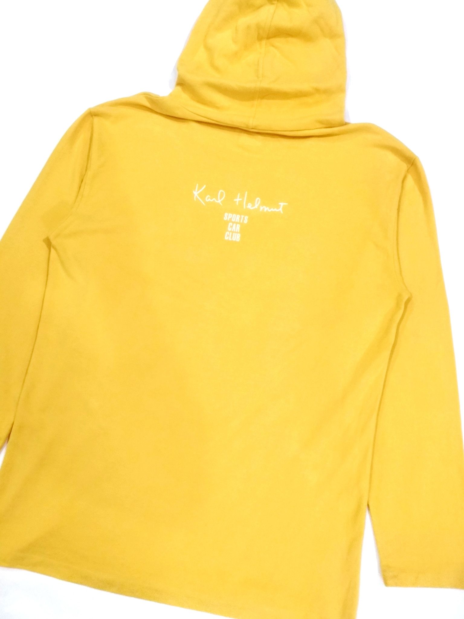 Japanese Brand × Karl Helmut × Pink House RARE! KARL HELMUT "SPORTS CAR CLUB" HOODIE TEE Size US L / EU 52-54 / 3 - 8 Thumbnail