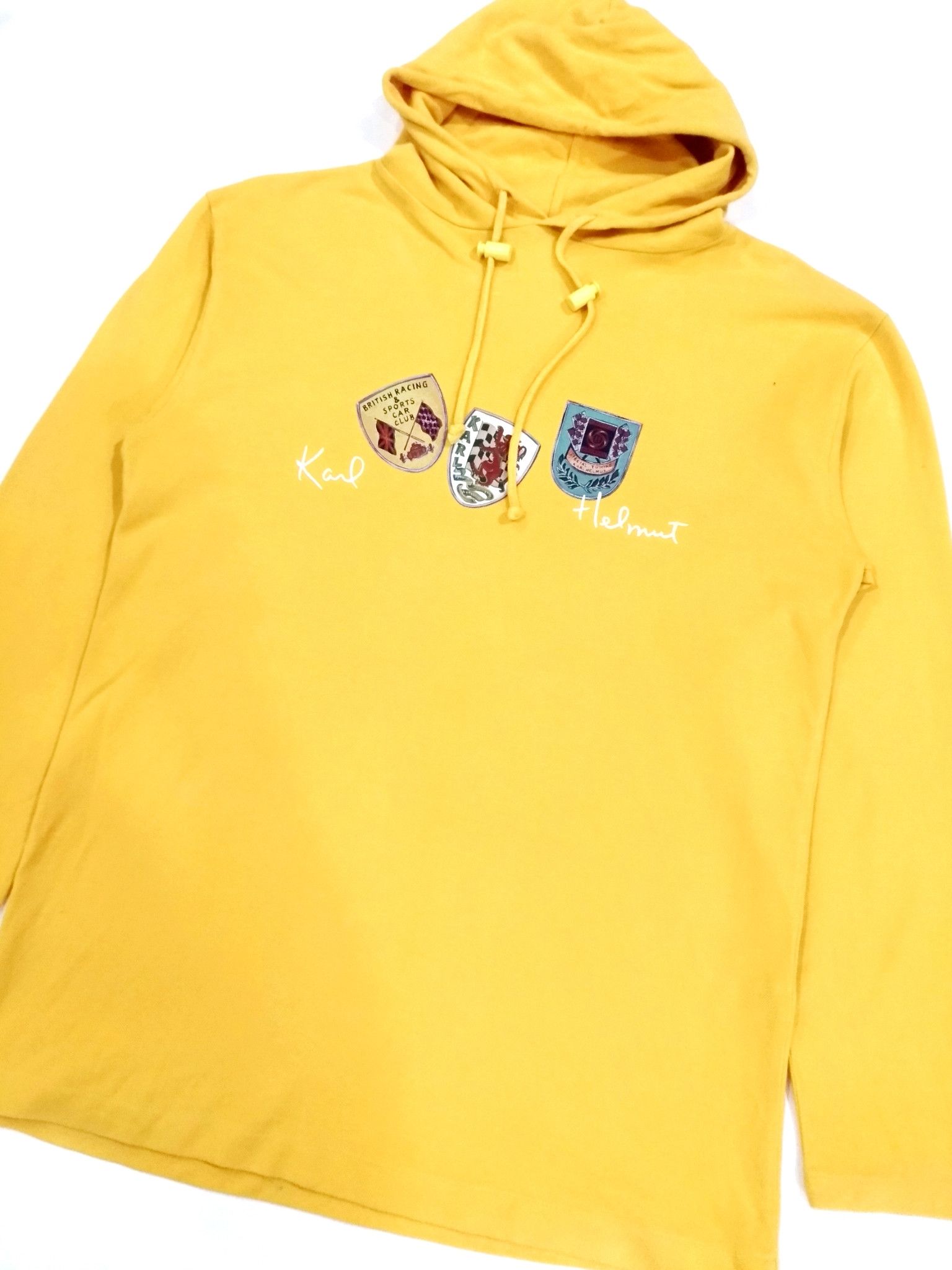 Japanese Brand × Karl Helmut × Pink House RARE! KARL HELMUT "SPORTS CAR CLUB" HOODIE TEE Size US L / EU 52-54 / 3 - 3 Thumbnail