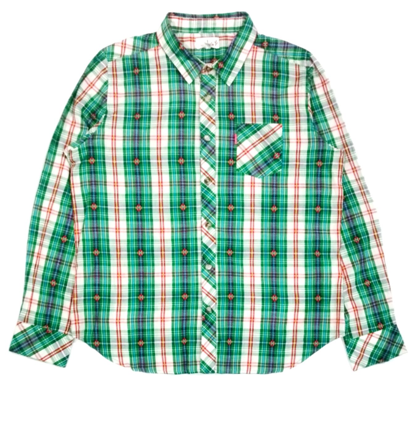Designer × Japanese Brand RARE! TITICACA NATIVE EMBROIDERED PLAID CHECKERED Size US M / EU 48-50 / 2 - 1 Thumbnail