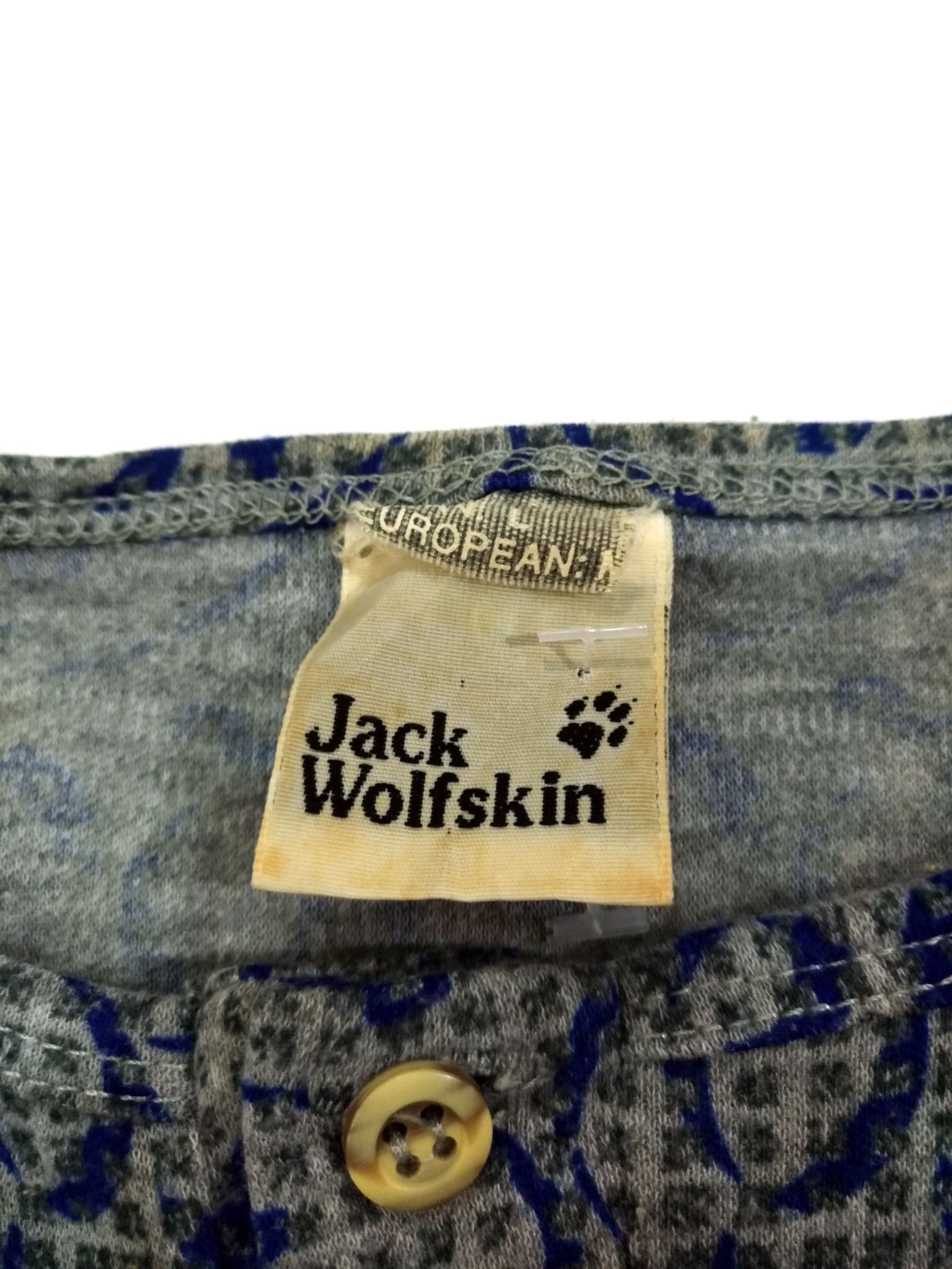 Jack Wolfskin RARE! JACK WOLFSKINS POLARTEC MONOGRAM HENLEY Size US M / EU 48-50 / 2 - 3 Thumbnail