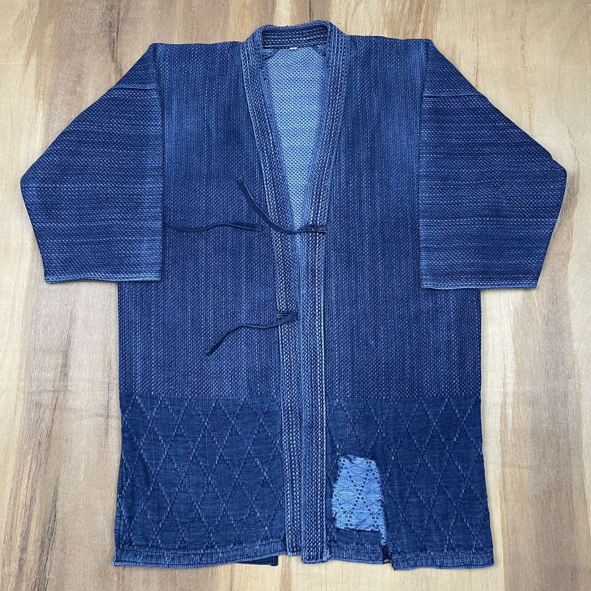 Japanese Brand Kimono heavy sashiko stich distressed nice design Size US M / EU 48-50 / 2 - 1 Thumbnail