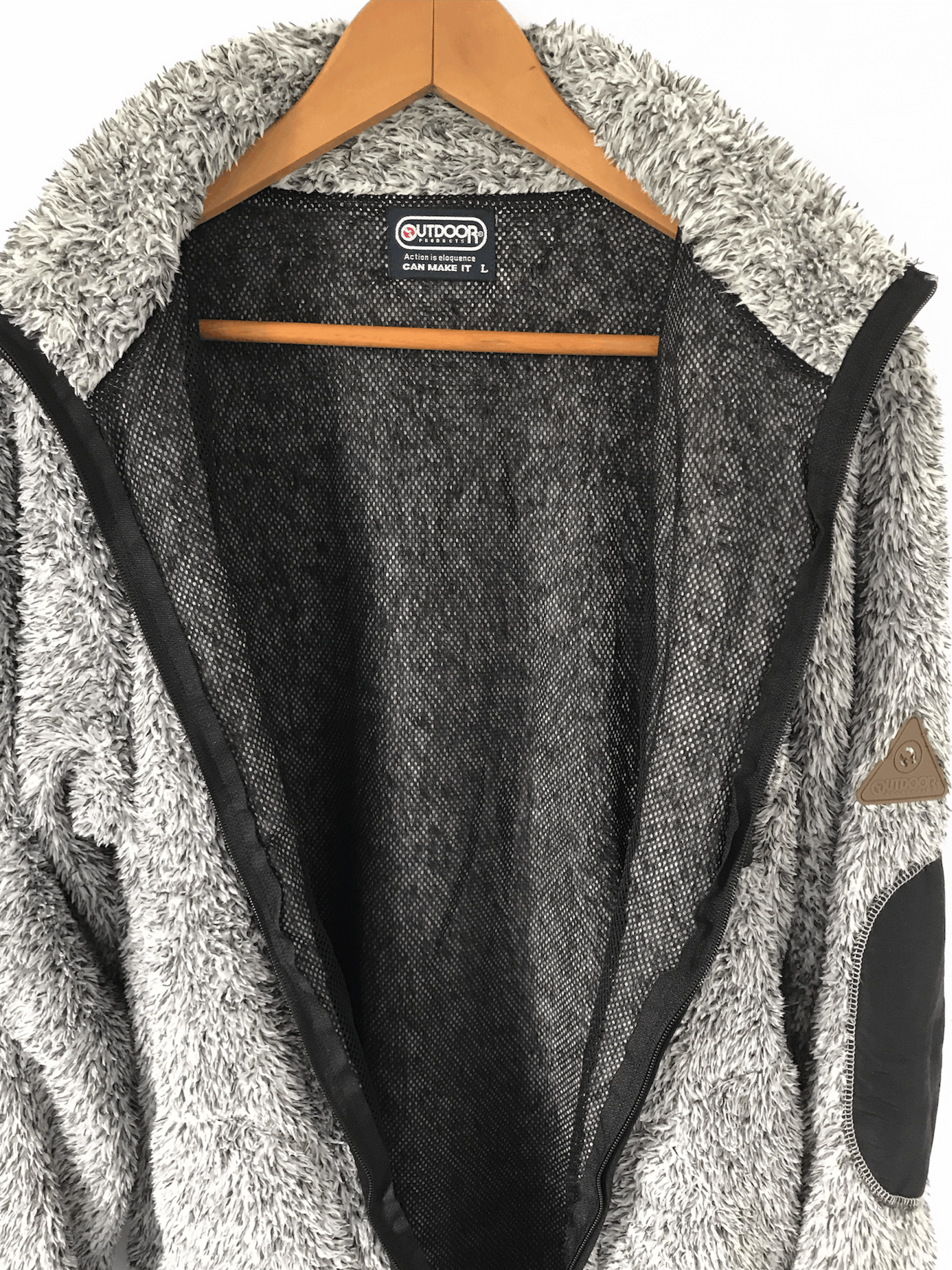 Japanese Brand Zip Up Outdoor Fleece Jacket Size US L / EU 52-54 / 3 - 4 Thumbnail