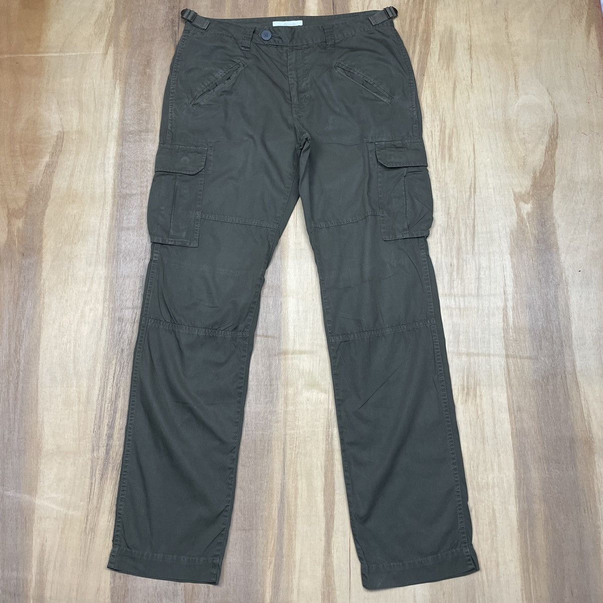 Japanese Brand Lowrys Farm Olive Green Cargo Pants Size US 31 - 1 Thumbnail