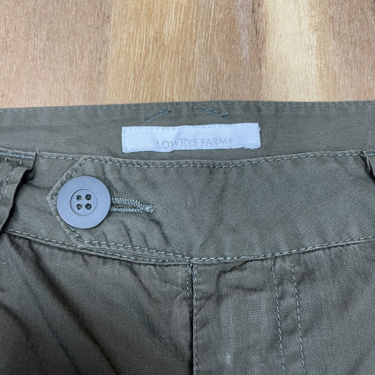 Japanese Brand Lowrys Farm Olive Green Cargo Pants Size US 31 - 4 Thumbnail