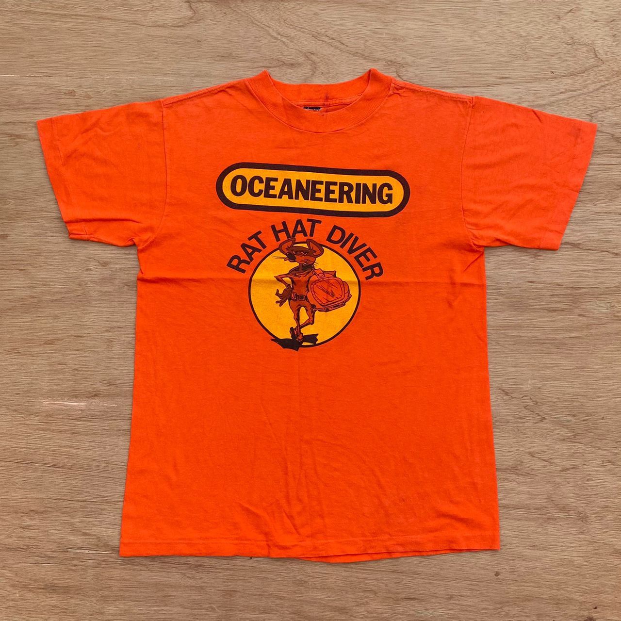 image of Vintage Tee D - 21 in Orange, Men's (Size Large)