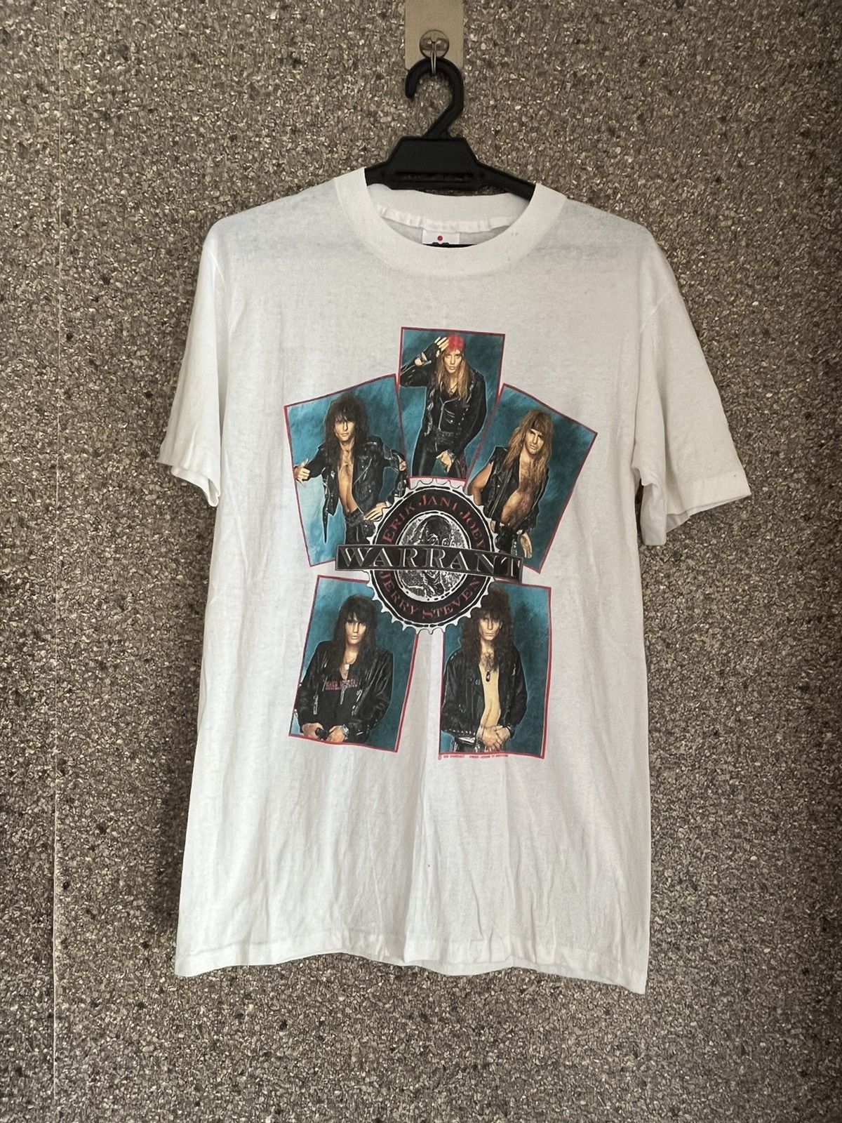 Band Tees × Vintage Warrant ft17 Size US L / EU 52-54 / 3 - 1 Thumbnail