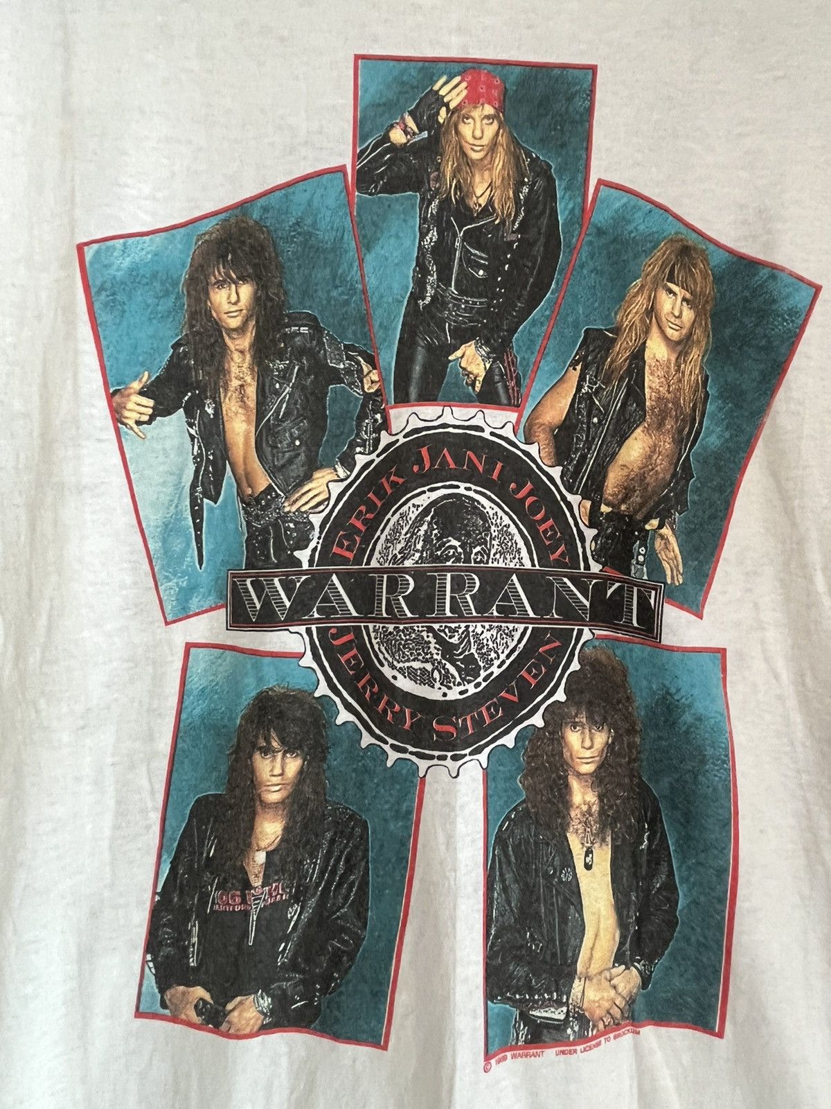 Band Tees × Vintage Warrant ft17 Size US L / EU 52-54 / 3 - 2 Thumbnail