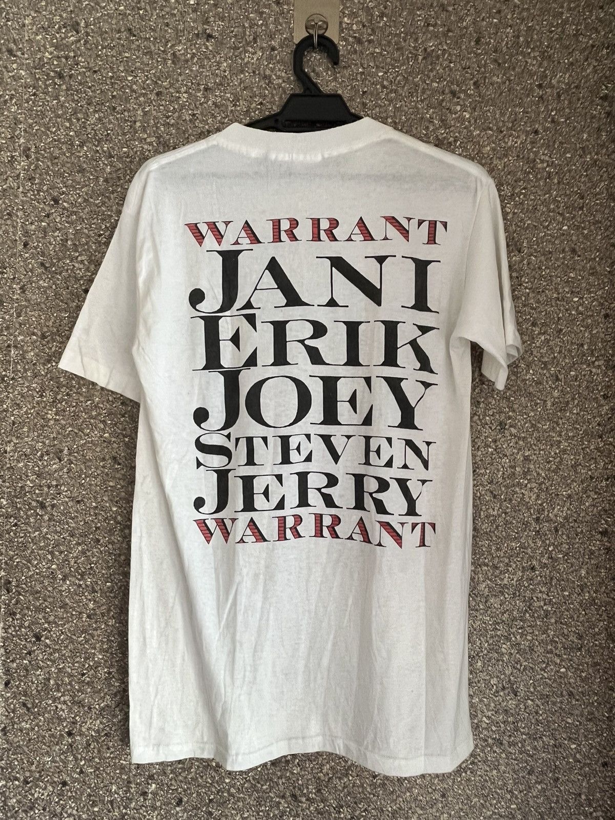 Band Tees × Vintage Warrant ft17 Size US L / EU 52-54 / 3 - 4 Thumbnail