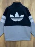 Adidas × Descente × Vintage Vintage Adidas Big Logo Fleece Jacket Size US L / EU 52-54 / 3 - 7 Thumbnail