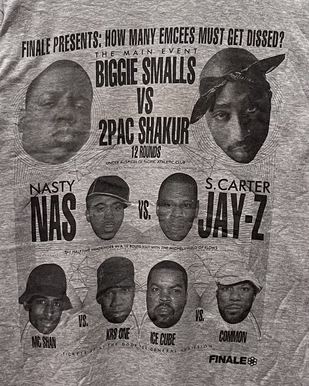 Rap Tees 2Pac Shakur vs Biggie Smalls Size US M / EU 48-50 / 2 - 2 Thumbnail