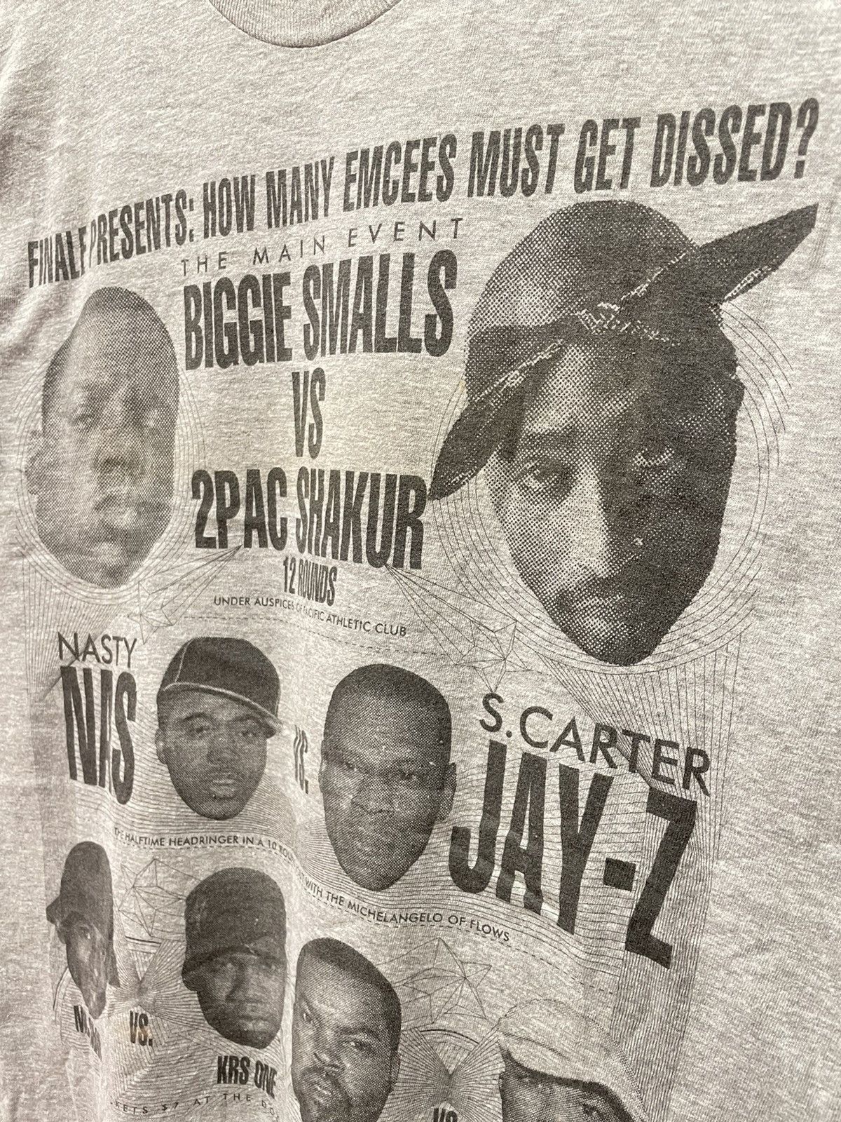 Rap Tees 2Pac Shakur vs Biggie Smalls Size US M / EU 48-50 / 2 - 3 Thumbnail