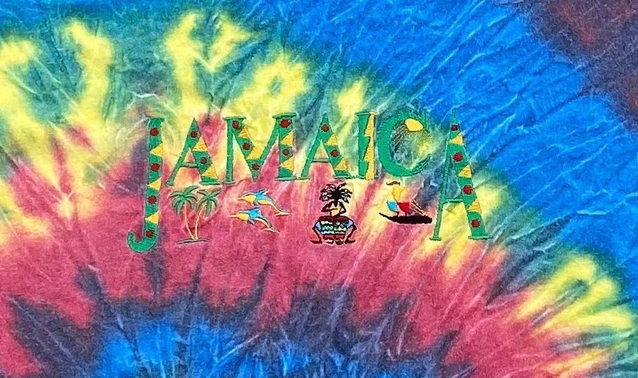 Vintage vintage tee D - 21 Jamaica Tye Dye Size US L / EU 52-54 / 3 - 2 Thumbnail