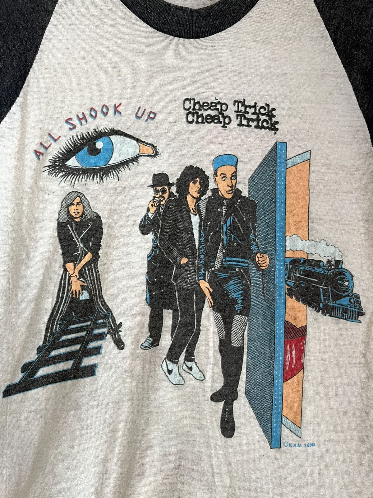 Band Tees × Vintage Cheap trick ft17 Size US S / EU 44-46 / 1 - 2 Thumbnail