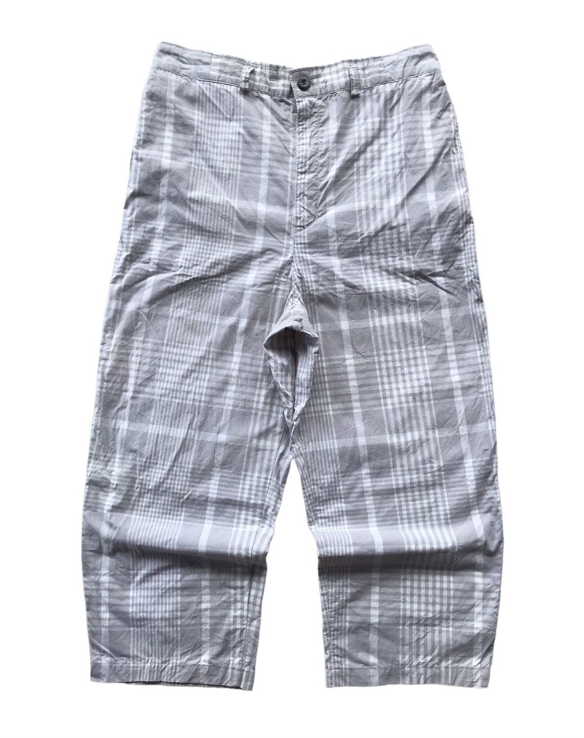 image of Vintage Hai Sporting Gear Point Up Pants in Grey/White, Men's (Size 34)