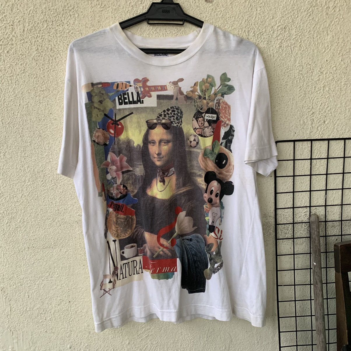 Moschino Moschino Natural Ferma Monalisa image tshirt tee Size US M / EU 48-50 / 2 - 6 Thumbnail