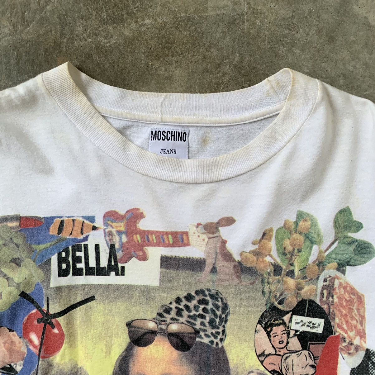 Moschino Moschino Natural Ferma Monalisa image tshirt tee Size US M / EU 48-50 / 2 - 3 Thumbnail