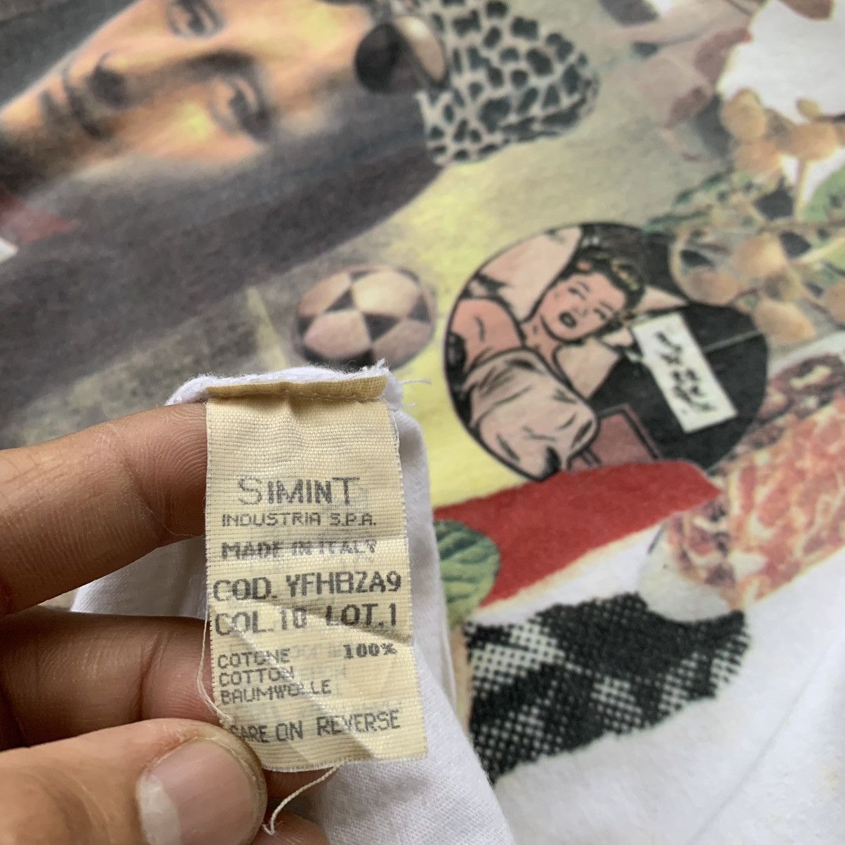 Moschino Moschino Natural Ferma Monalisa image tshirt tee Size US M / EU 48-50 / 2 - 9 Thumbnail