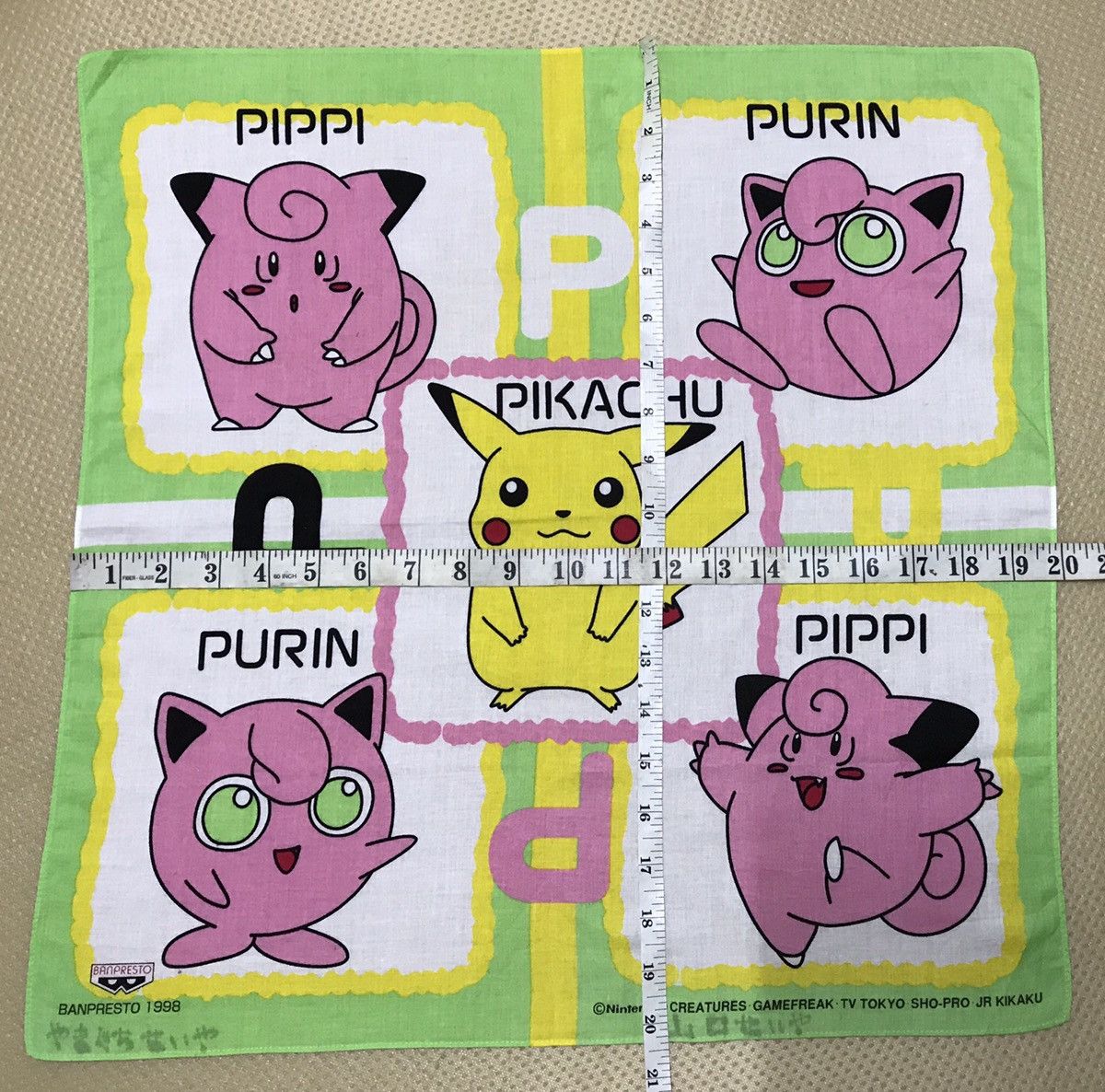 Cartoon Network × Japanese Brand × Pokemon pokemon bandana pocket square handkerchief Size ONE SIZE - 3 Thumbnail