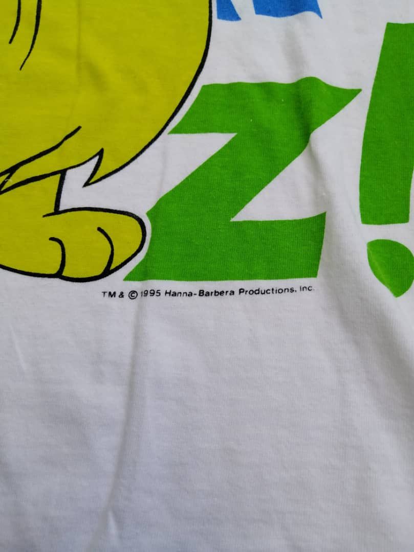 Vintage × Warner Bros Vintage 90s Hanna Barbera Mirror Tee Size US M / EU 48-50 / 2 - 6 Thumbnail