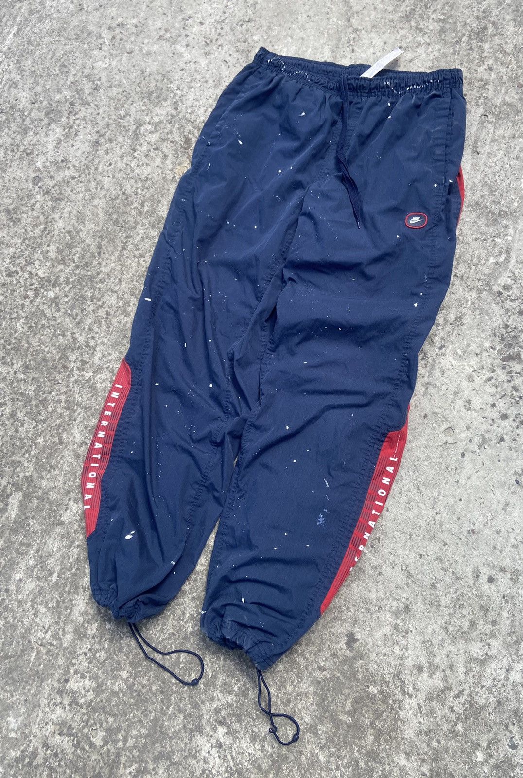 Nike × Vintage Y2k vintage Nike pants joggers track 90s rare Streetwear VTg Size US 37 - 1 Thumbnail