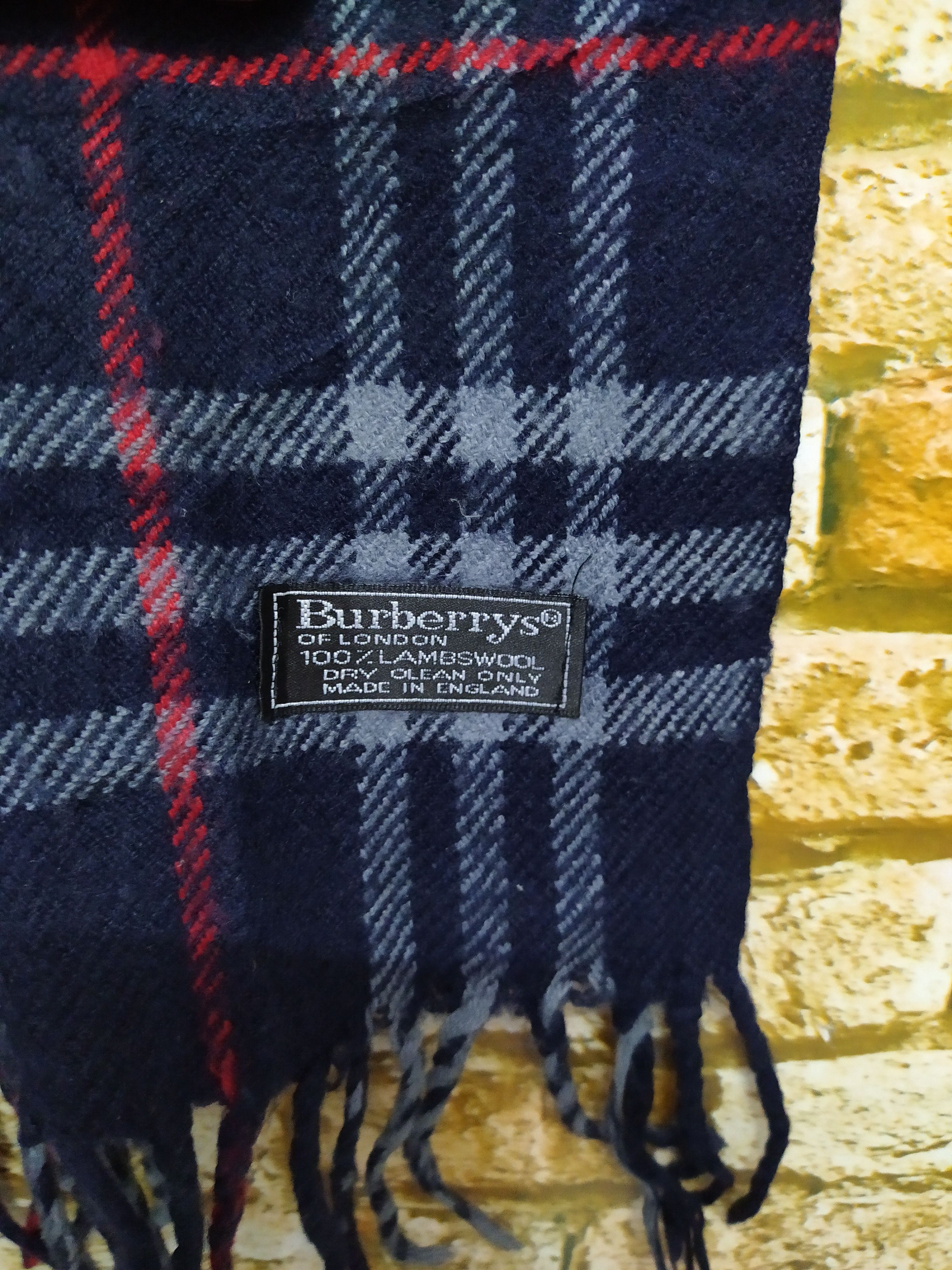 Burberry BURBERRY MUFFKER SCARVES NOVA CHECK LAMBWOOLS (C57) Size ONE SIZE - 2 Thumbnail