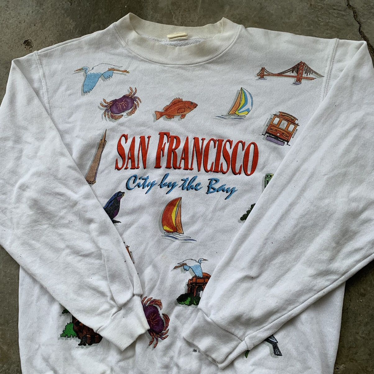 Vintage San Francisco city by the bay vintage 90s sweatshirt Size US M / EU 48-50 / 2 - 9 Thumbnail